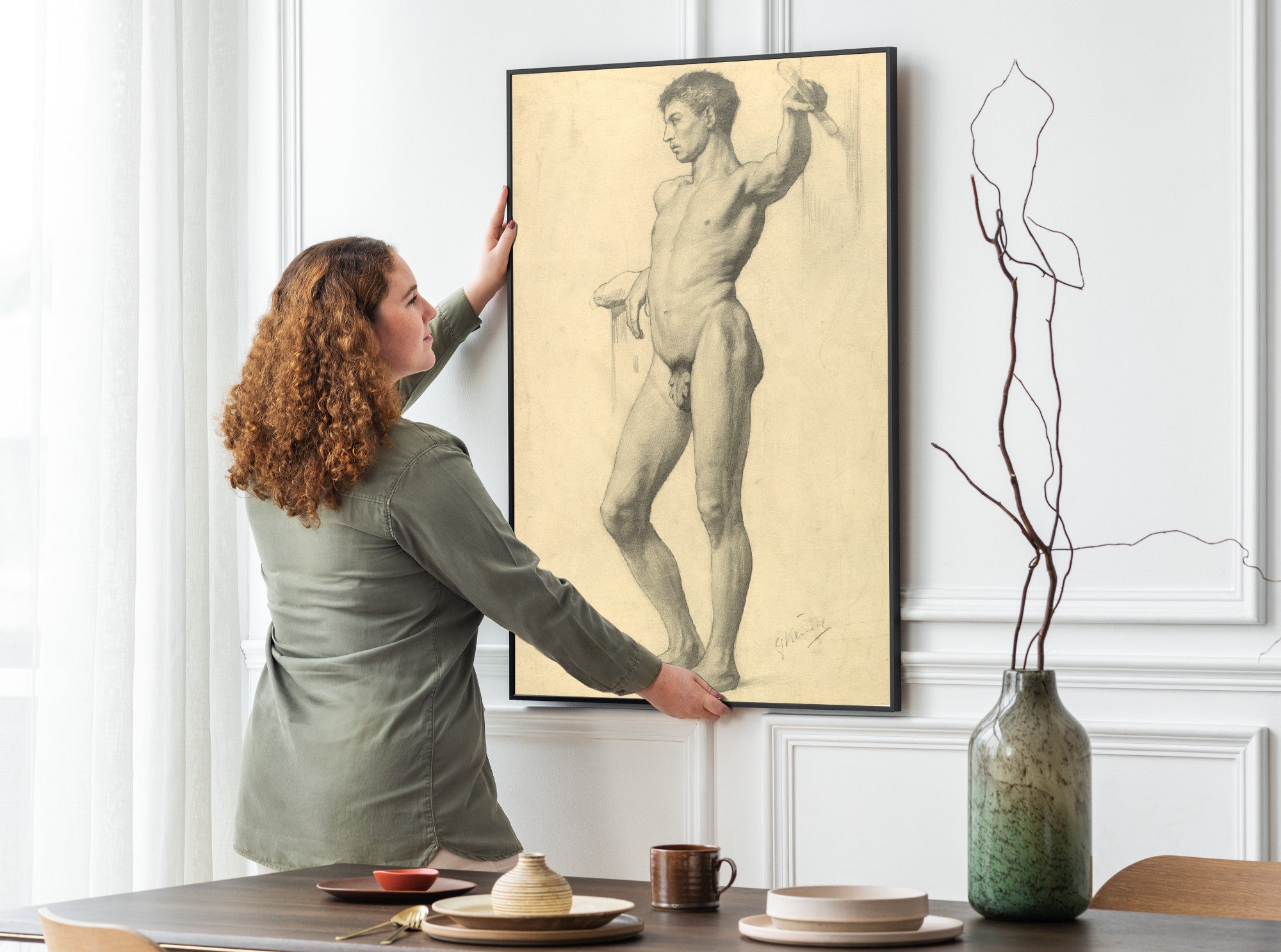 Gustav Klimt, Male Nude Standing