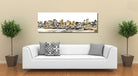 Manhattan New York Poster Panorama City Street Scene Art Print 5358