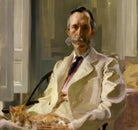 Man with the Cat (Henry Sturgis Drinker), Cecelia Beaux Fine Art Print