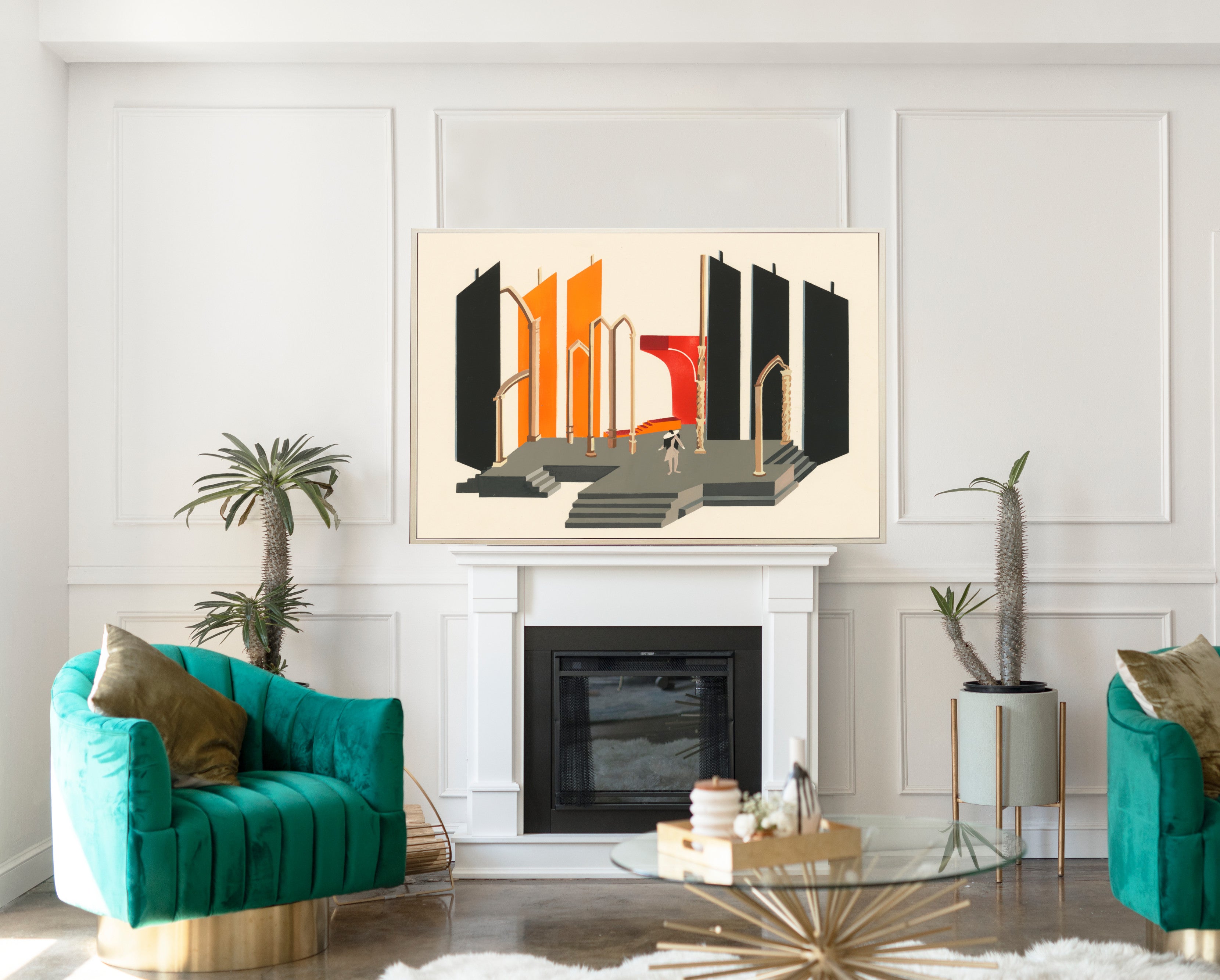 Theatre Models II, Aleksandra Ekster Abstract Print