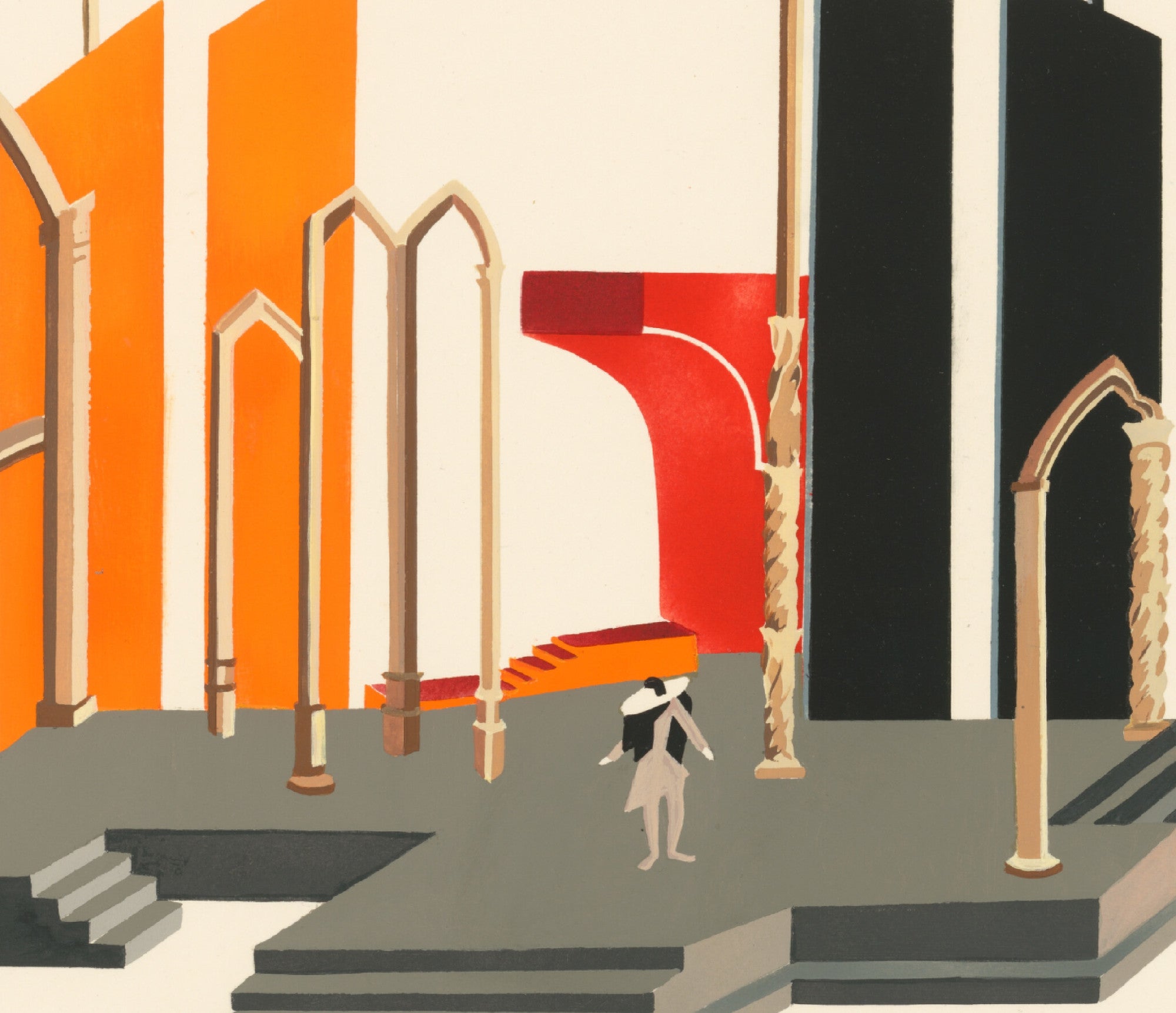 Theatre Models II, Aleksandra Ekster Abstract Print