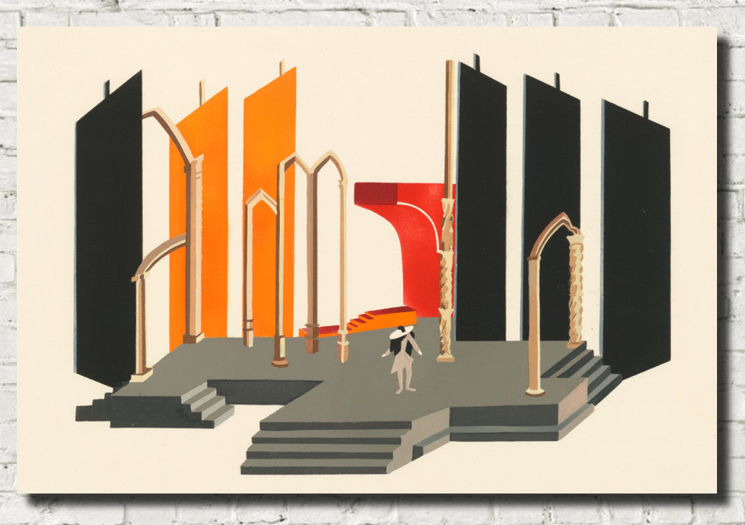 Theatre Models II, Aleksandra Ekster Abstract Print