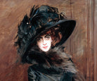 Giovanni Boldini Fine Art Print, Marchesa Luisa Casati, with a greyhound