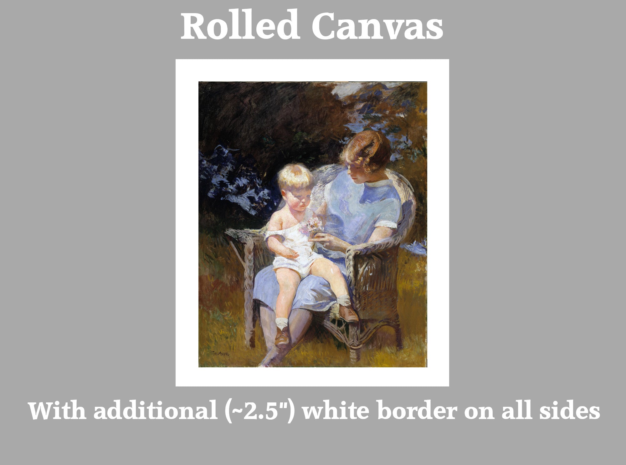 Marjorie and Little Edmund (1928), Edmund C. Tarbell