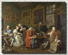 William Hogarth Fine Art Print, Marriage A-la-Mode 1, The Marriage Settlement