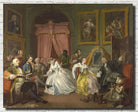 William Hogarth Fine Art Print, Marriage A-la-Mode 4, The Toilette