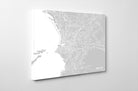 Marseille City Street Map Print Feature Wall Art Poster