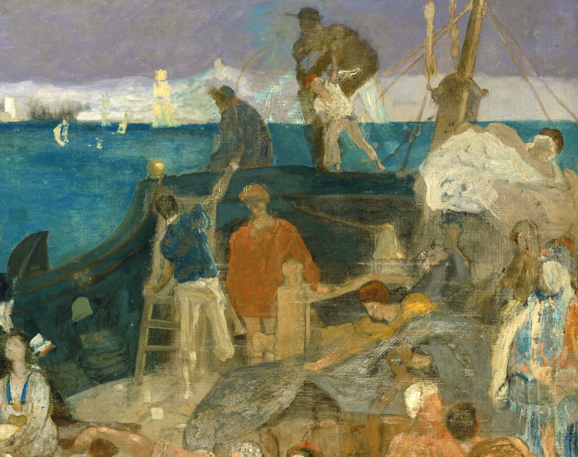 Pierre Puvis de Chavannes Fine Art print, Marseilles, Gateway to the Orient