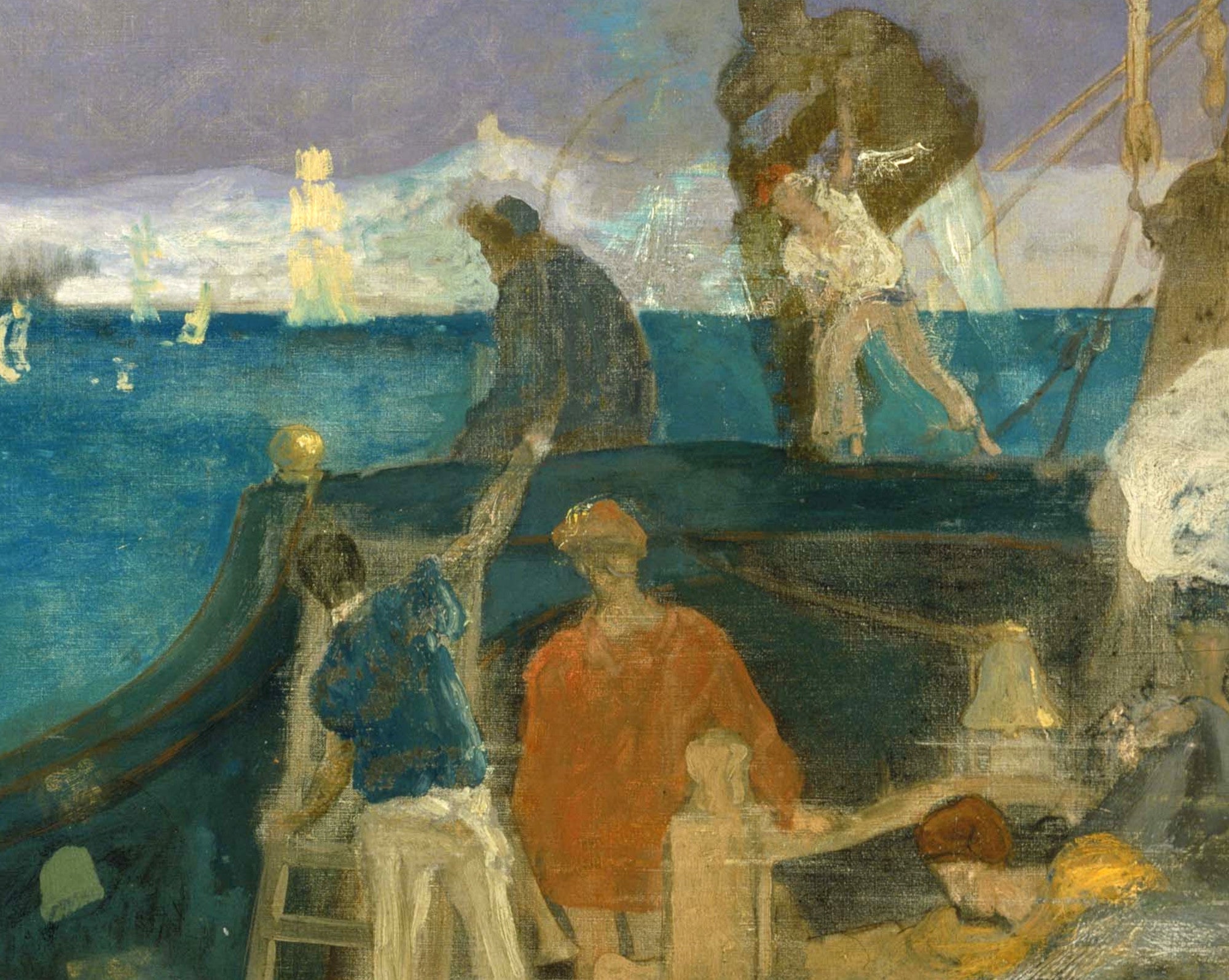 Pierre Puvis de Chavannes Fine Art print, Marseilles, Gateway to the Orient