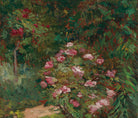 Gustave Caillebotte Fine Art Print : Flower bed, Petit Gennevilliers garden