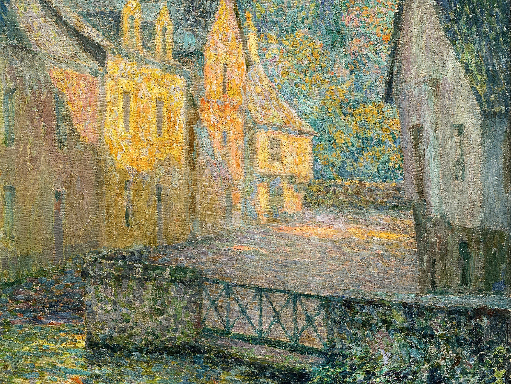 Henri Le Sidaner Fine Art Print, Matin doré