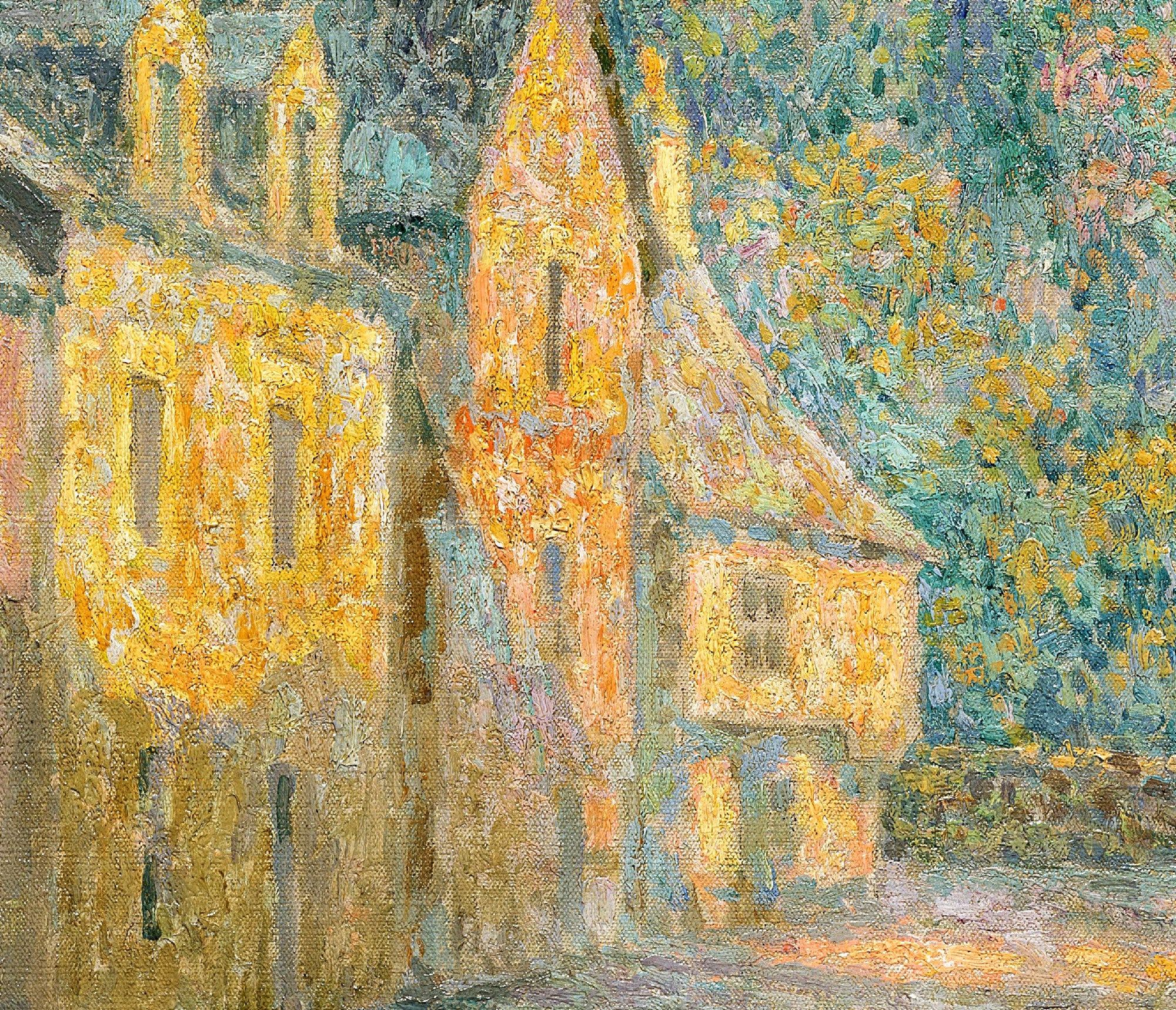 Henri Le Sidaner Fine Art Print, Matin doré
