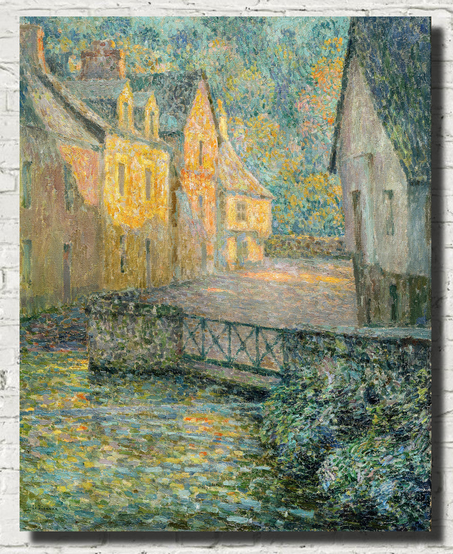 Henri Le Sidaner Fine Art Print, Matin doré