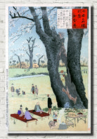 Kobayashi Kiyochika, Japanese Art Print : One Hundred Views of Musashi, 13