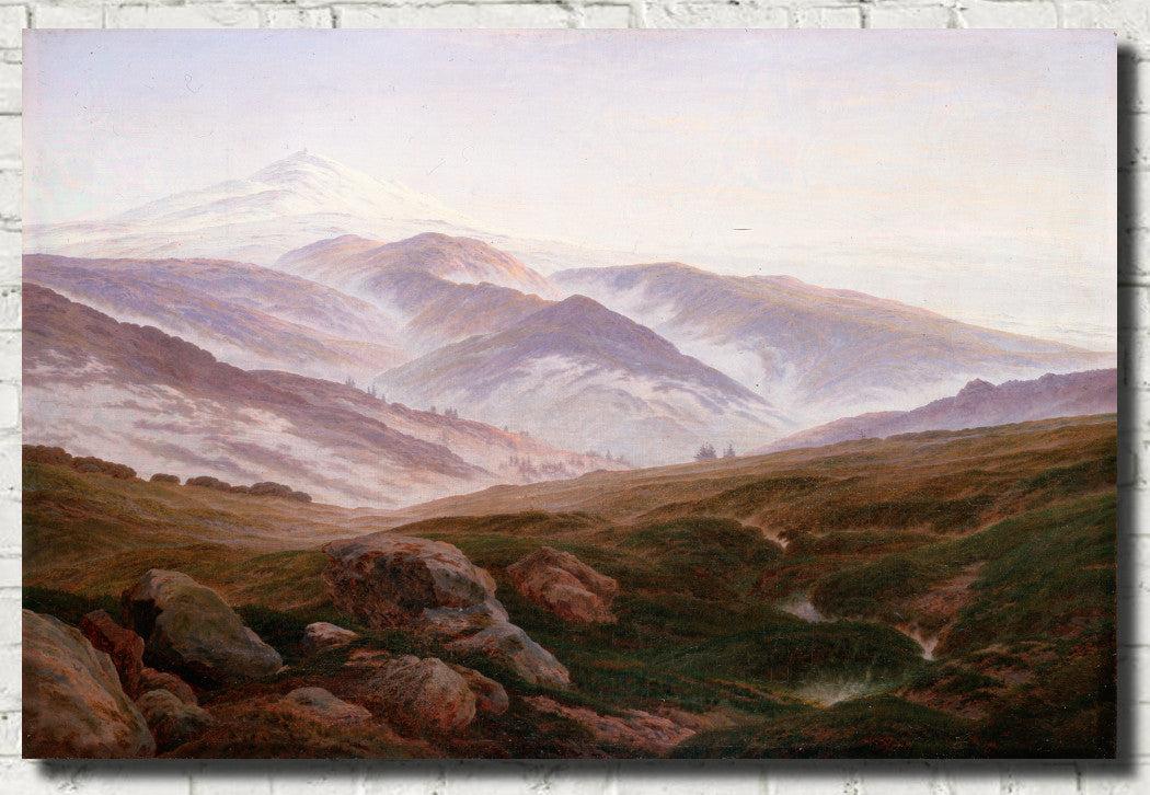 Caspar David Friedrich Fine Art Print, Memories of the Giant Mountains