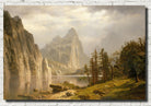 Merced River, Yosemite Valley, Albert Bierstadt, Landscape Print