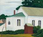 George Ault Fine Art Print, Methodist Church, Woodstock, New York