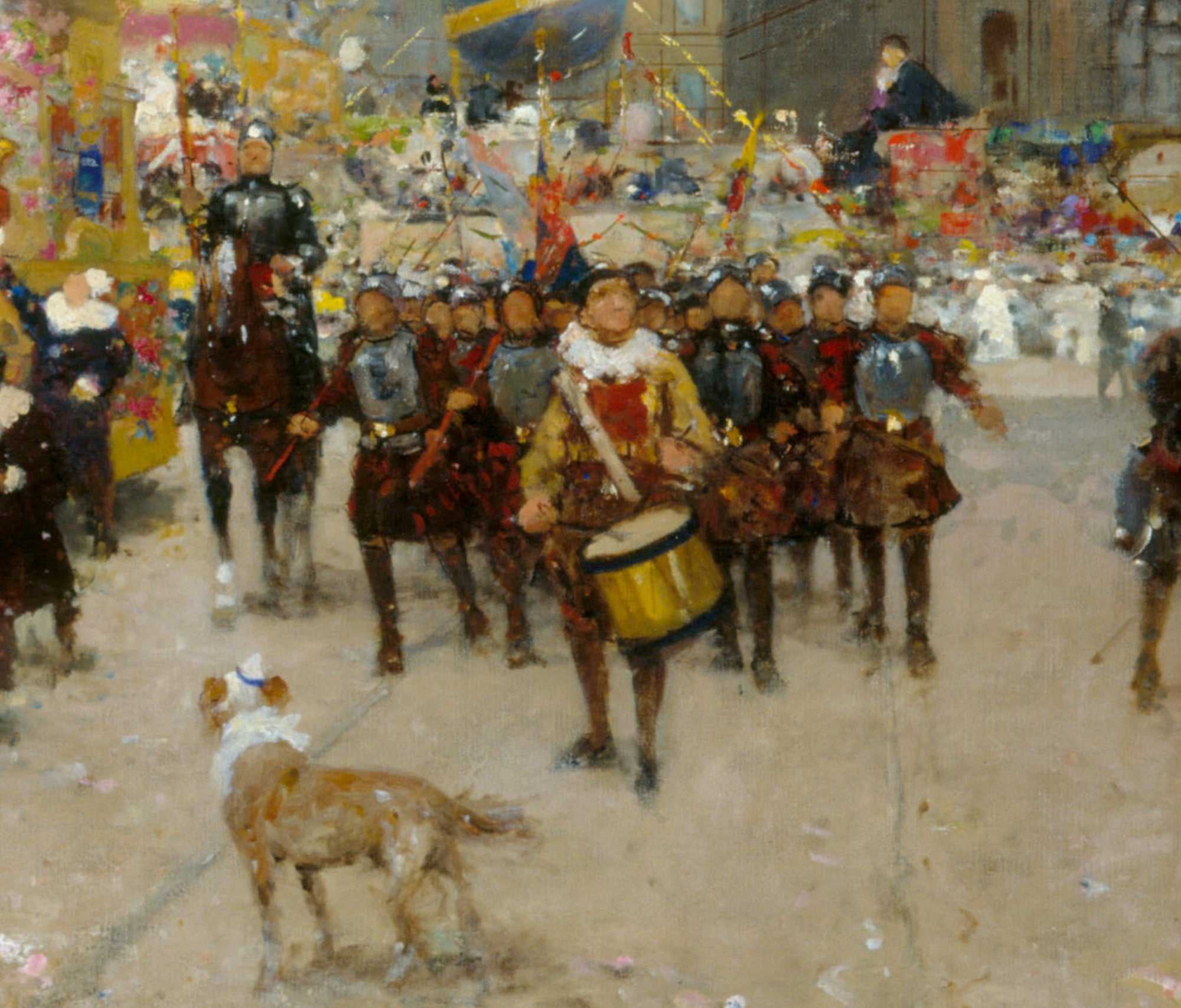 Luigi Loir Fine Art Print, Mi-carême à Paris