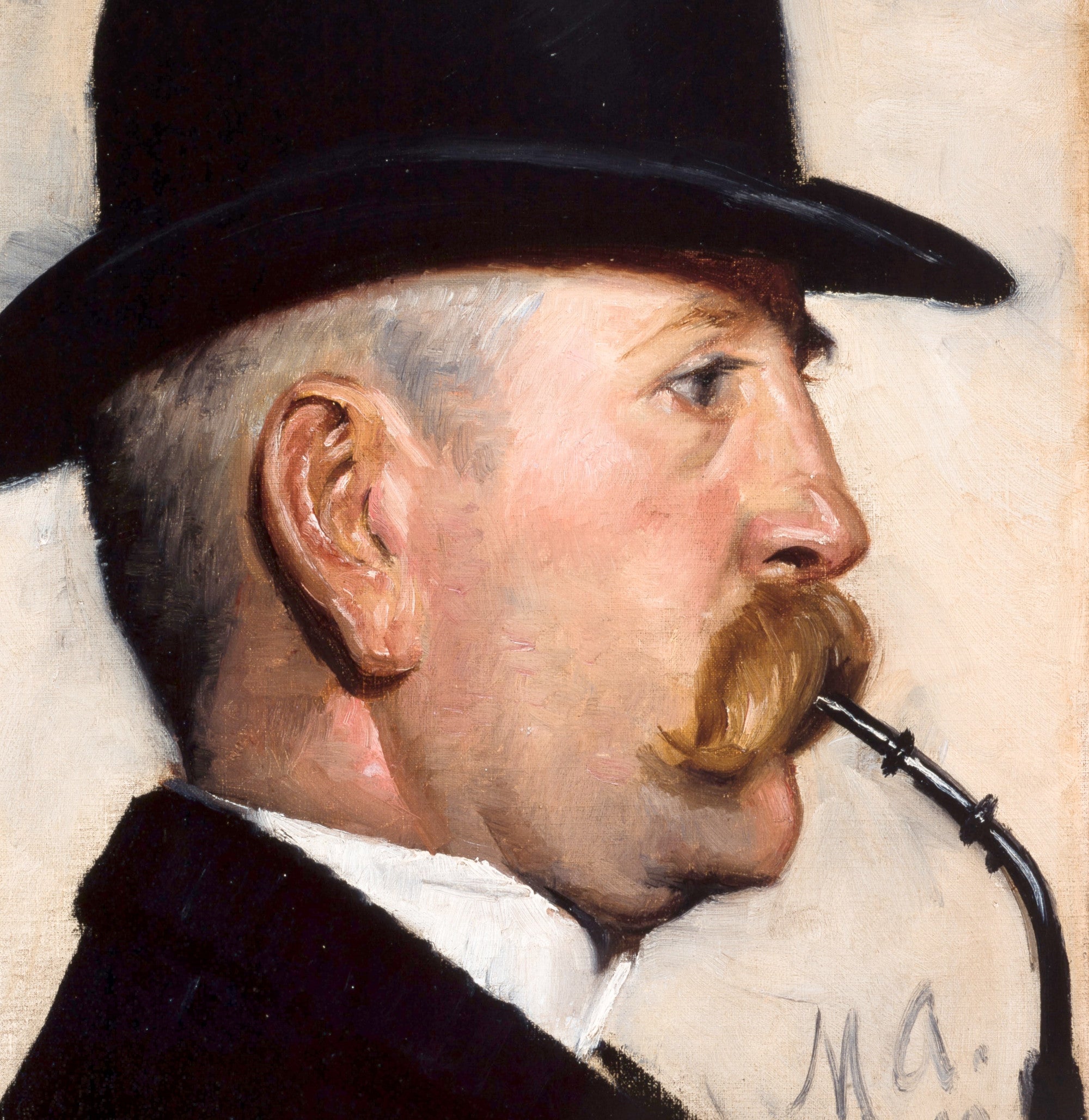 Michael Ancher Fine Art Print, Portrait of Michael Therkildsen