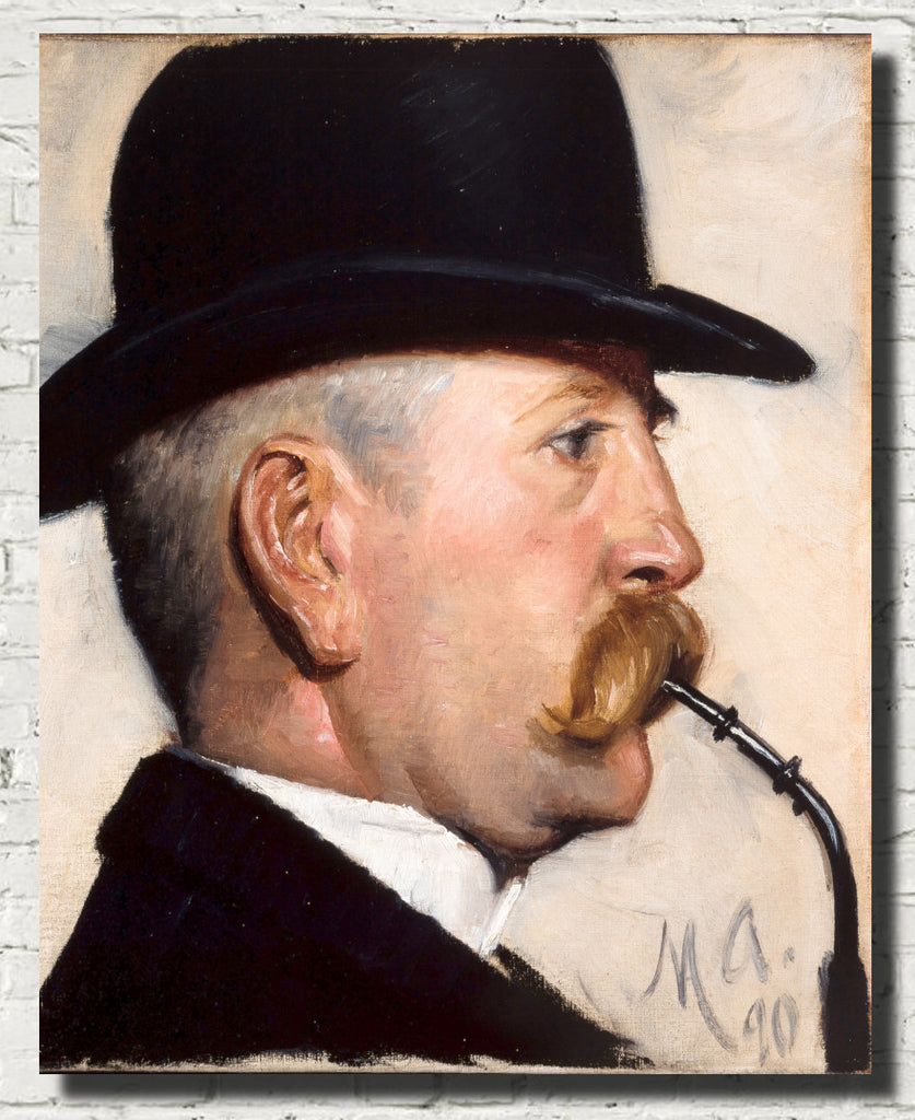 Michael Ancher Fine Art Print, Portrait of Michael Therkildsen