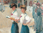 Isaac Israëls Fine Art Print, Midinettes on the Place Vendome, Paris