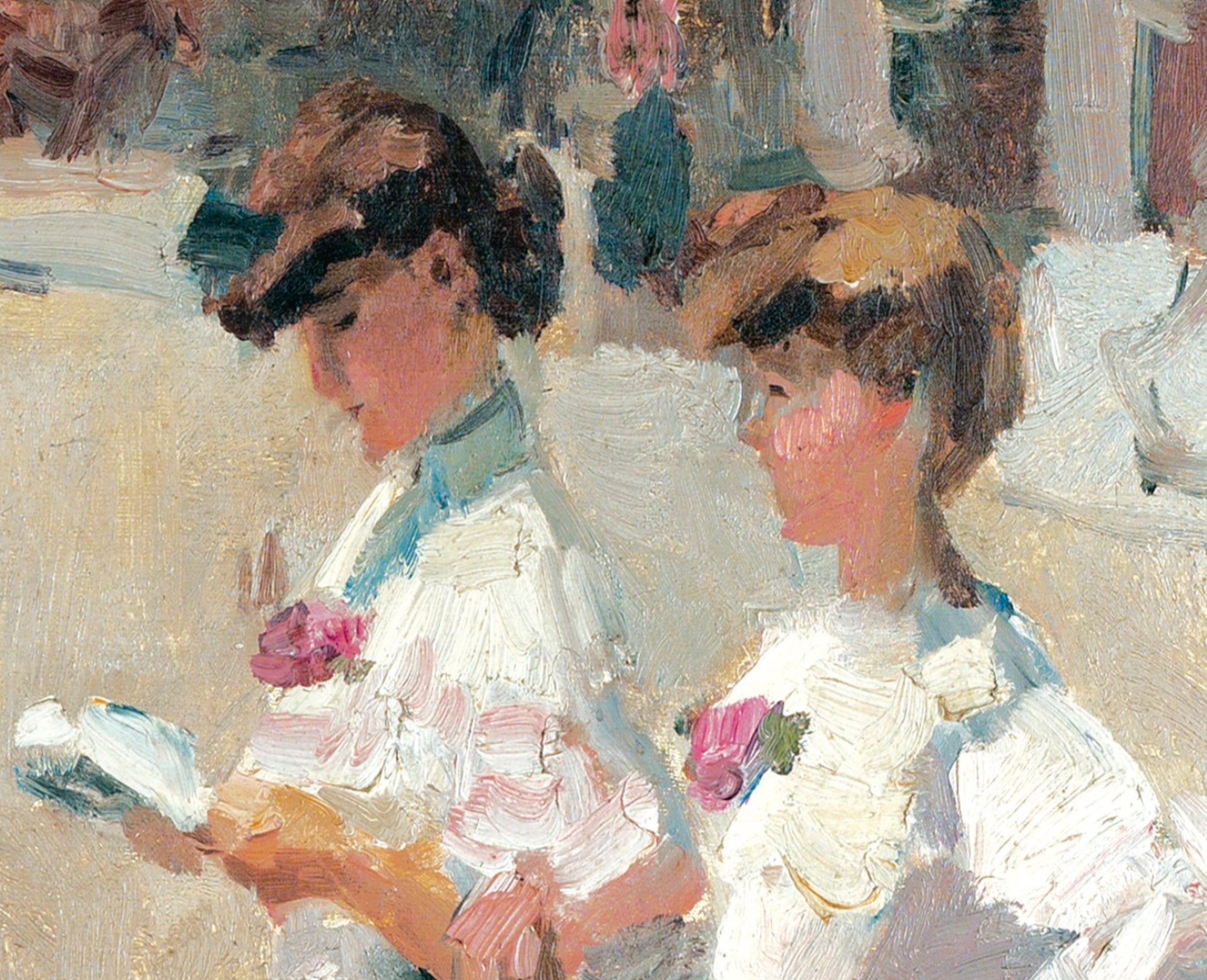 Isaac Israëls Fine Art Print, Midinettes on the Place Vendome, Paris