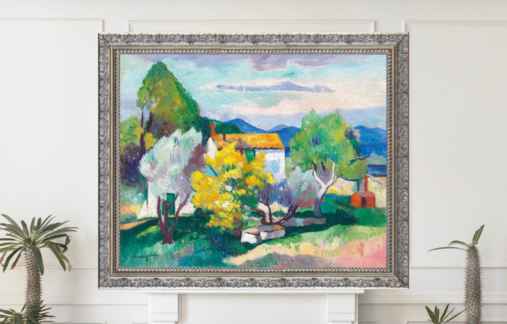 Blooming Mimosas, Henri Manguin, Mimosas en fleurs