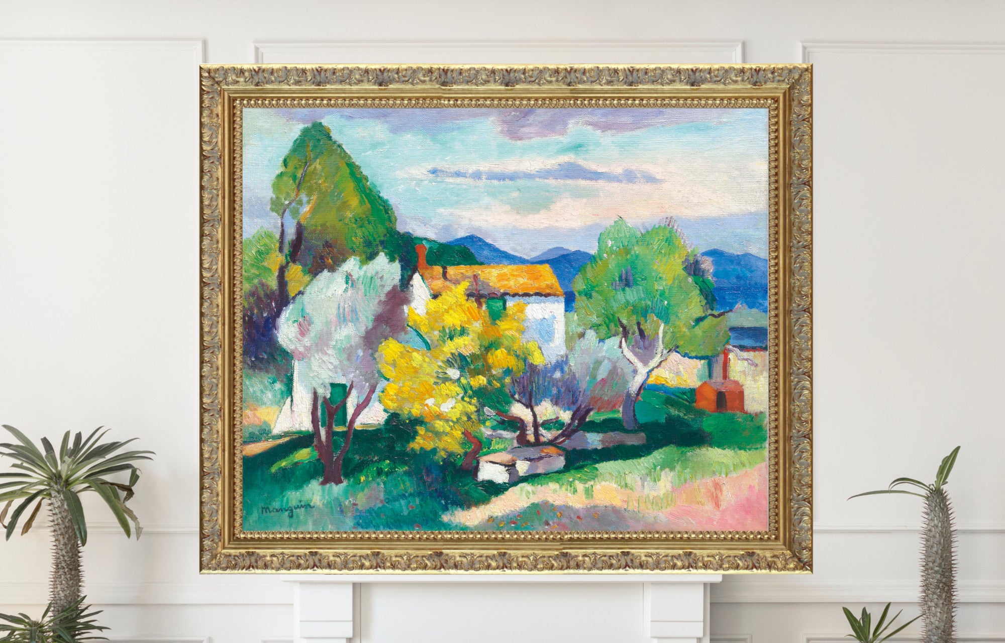 Blooming Mimosas, Henri Manguin, Mimosas en fleurs