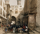 Minarets and grand entrance of the Metwalys at Cairo, David Roberts Fine Art Print