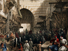 Minarets and grand entrance of the Metwalys at Cairo, David Roberts Fine Art Print