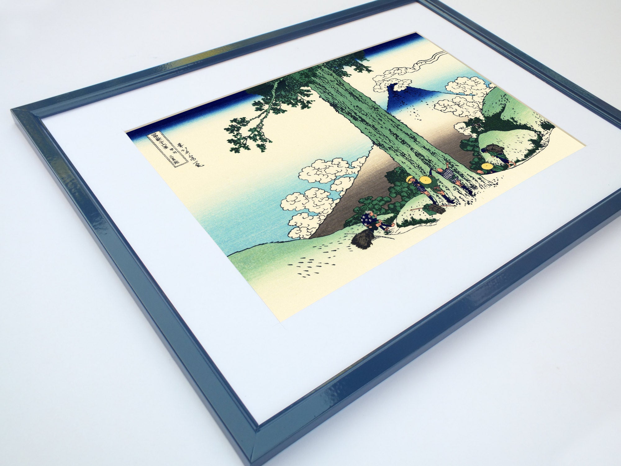 36 Views of Mount Fuji, Mishima Pass in Kai Province, Katsushika Hokusai, Japanese Print