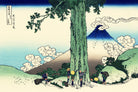 36 Views of Mount Fuji, Mishima Pass in Kai Province, Katsushika Hokusai, Japanese Print