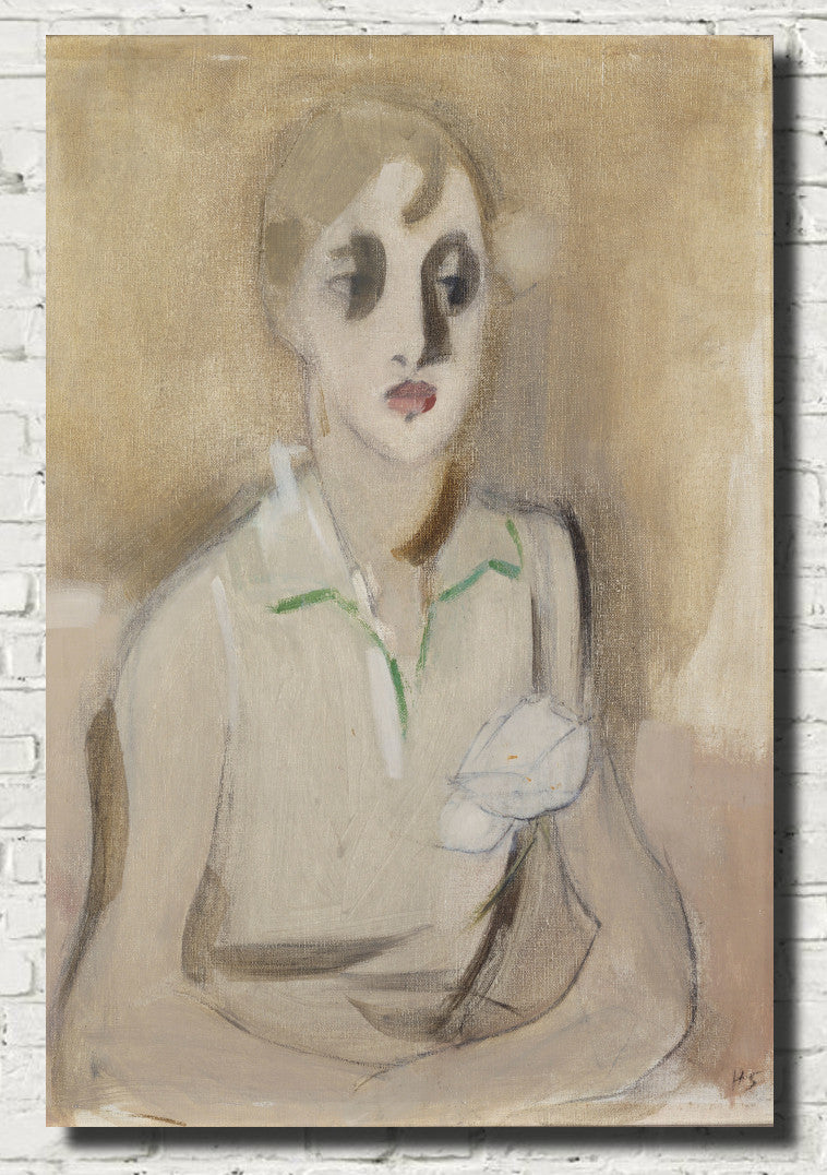 Helene Schjerfbeck Fine Art Print, Modern Schoolgirl
