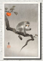 Ohara Koson Japanese Fine Art Print, Monkey in a Tree