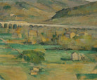 Paul Cézanne Post-Impressionist Fine Art Print, Mont Sainte-Victoire and the Viaduct of the Arc River Valley