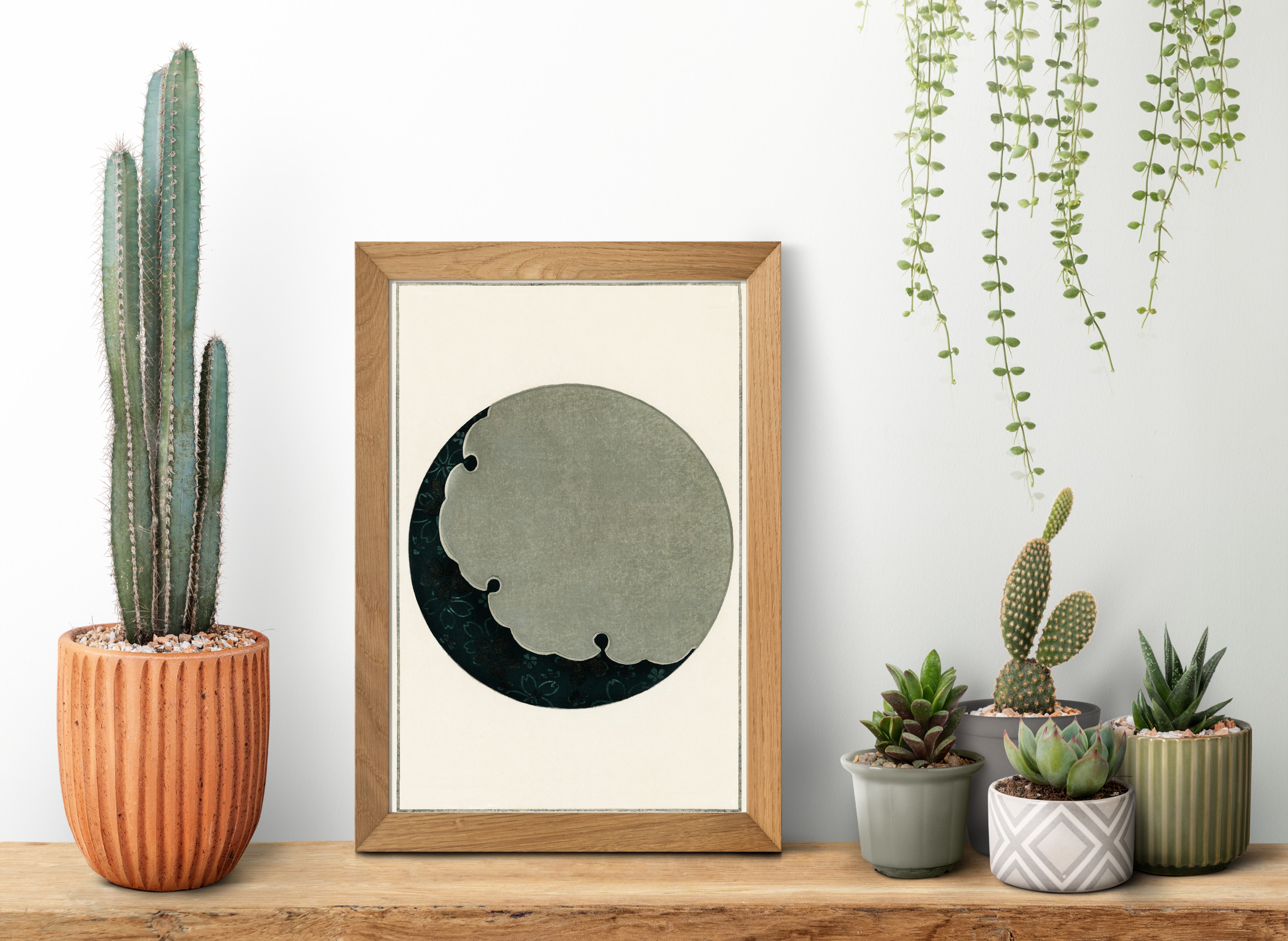 Full Moon, Japanese illustration, Watanabe Shōtei Print
