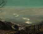 John Atkinson Grimshaw Fine Art Print: Moonlight Wharfdale