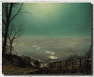 John Atkinson Grimshaw Fine Art Print: Moonlight Wharfdale