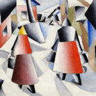 Kazimir Malevich Fine Art Print, Morning in the Village after Snowstorm