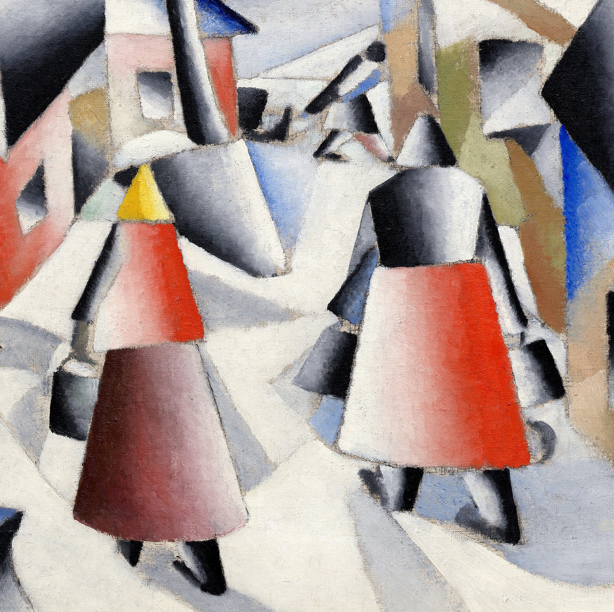 Kazimir Malevich Fine Art Print, Morning in the Village after Snowstorm