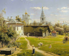 Vasily Polenov Fine Art Print, Moscow Courtyard
