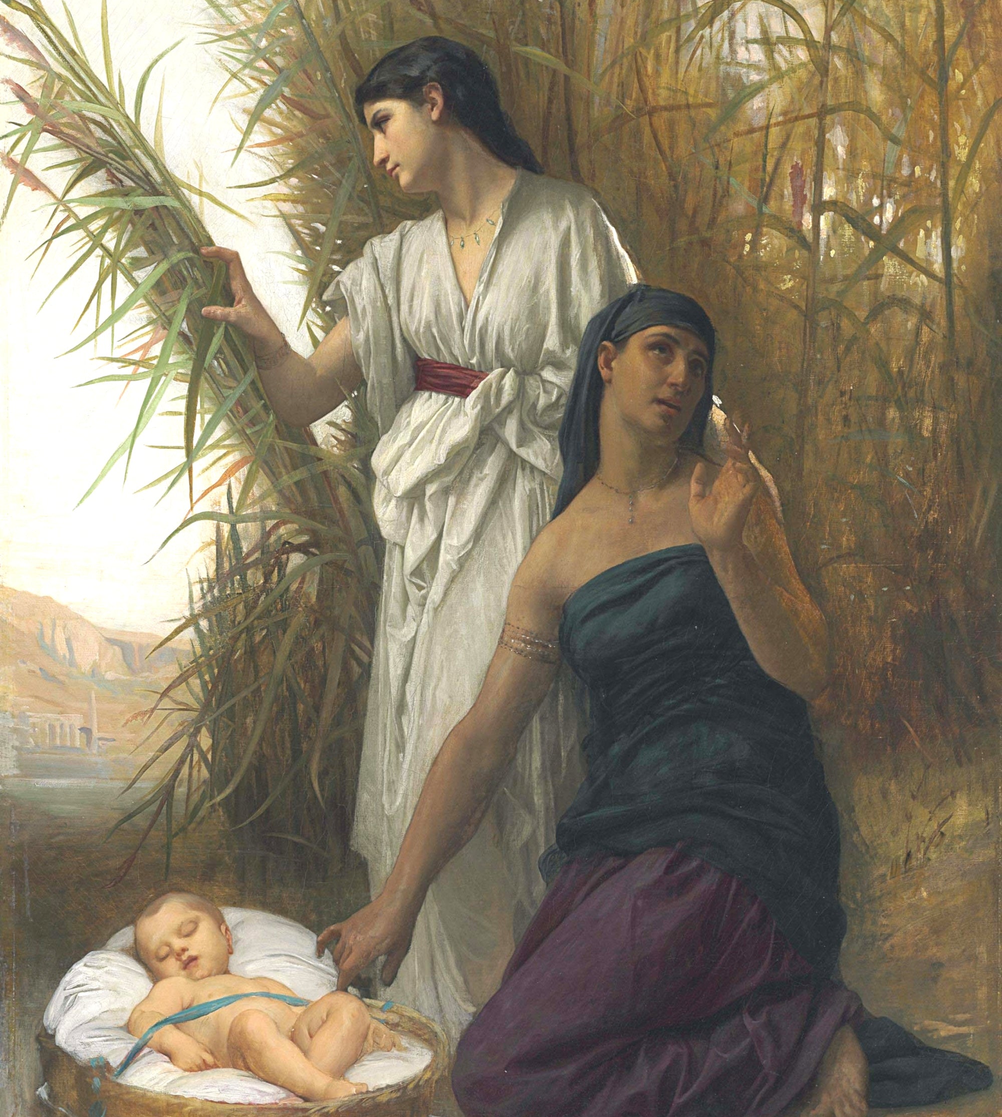 Elizabeth Jane Gardner Fine Art Print : Moses in the Bulrushes