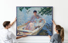 Mother and Child in a Boat (1892), Edmund C. Tarbell
