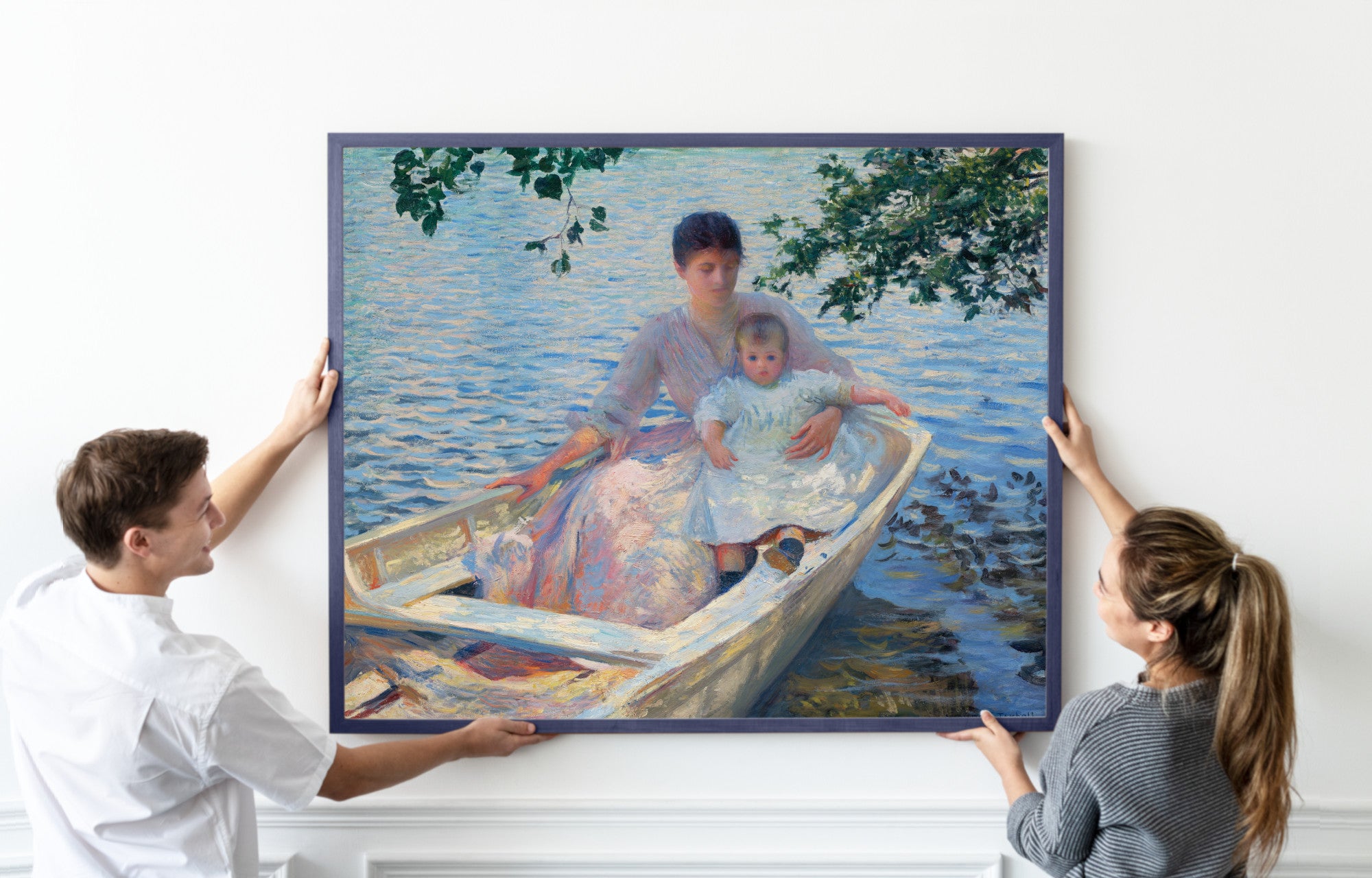 Mother and Child in a Boat (1892), Edmund C. Tarbell