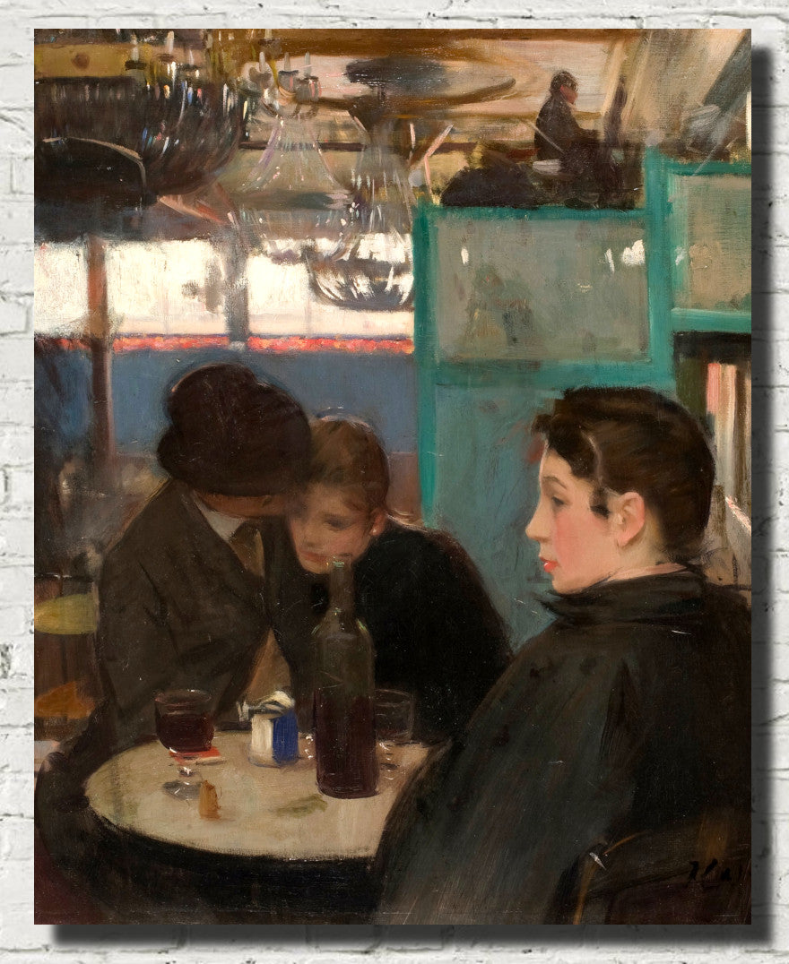 Ramon Casas Fine Art Print, Moulin de la Galette Interior