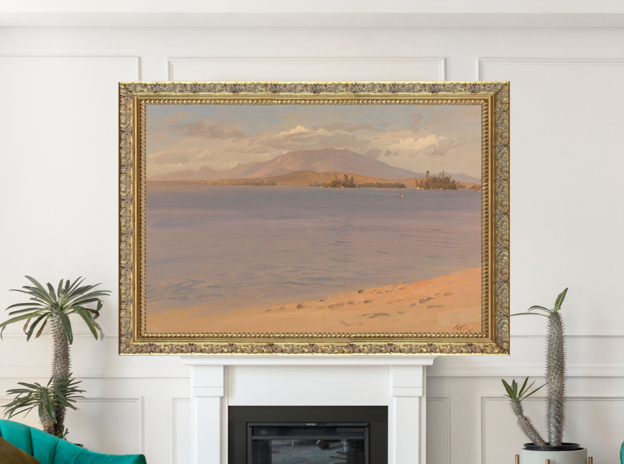 Frederic Edwin Church, Mount Katahdin from Lake Millinocket