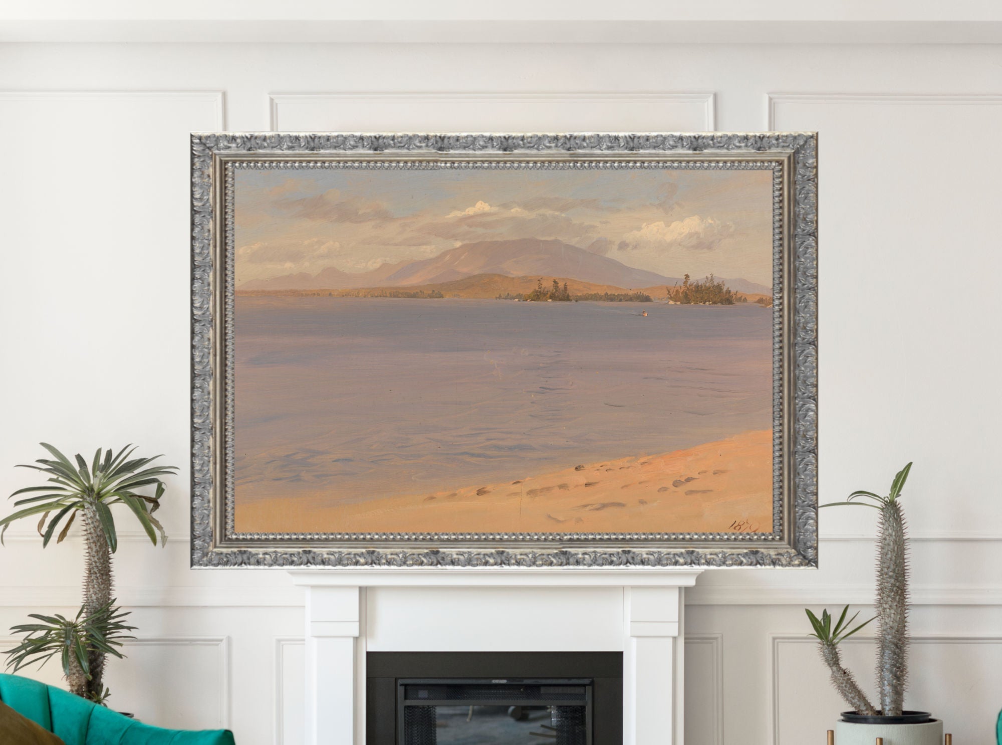 Frederic Edwin Church, Mount Katahdin from Lake Millinocket