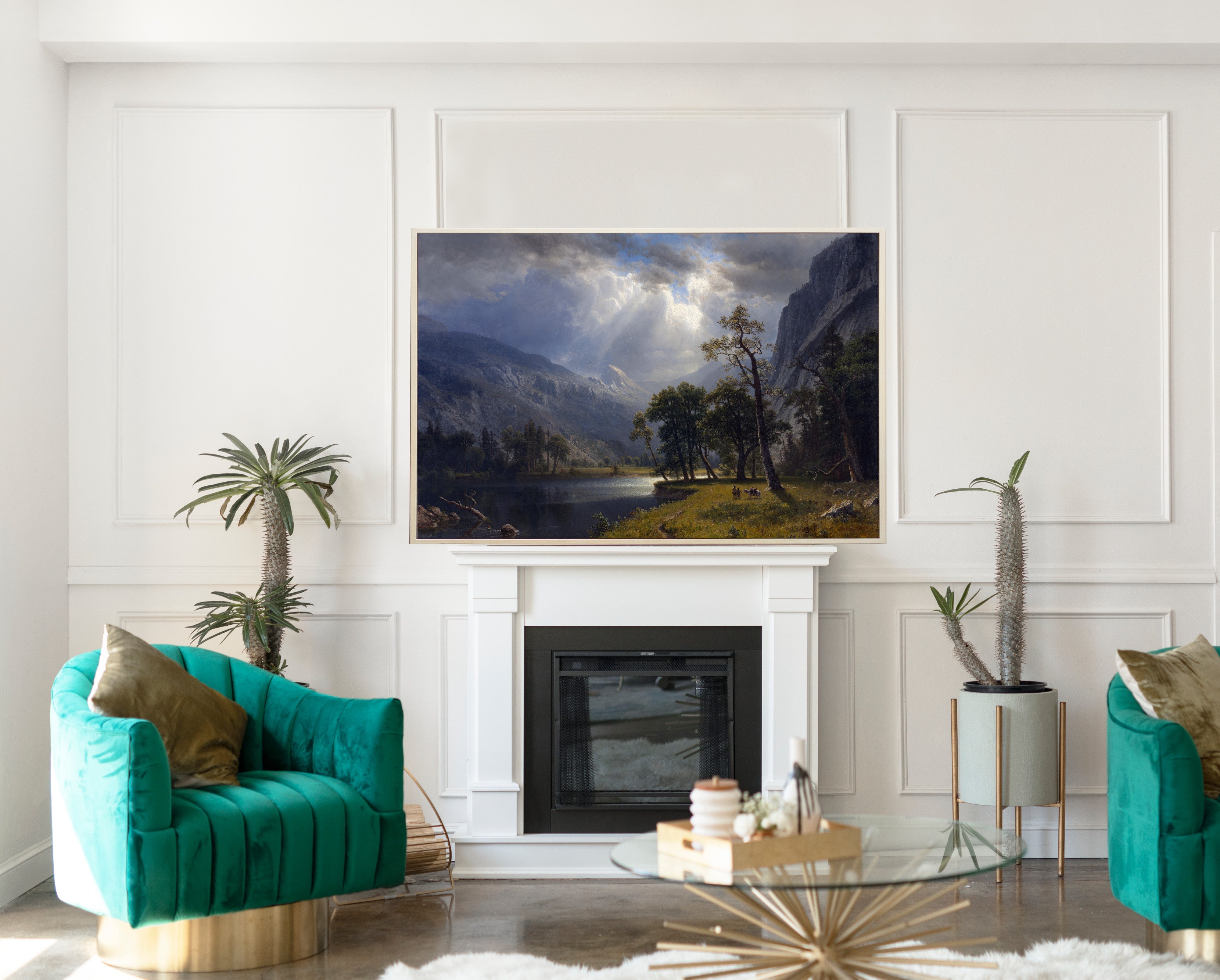 Mount Starr King, Yosemite, Albert Bierstadt, Landscape Print