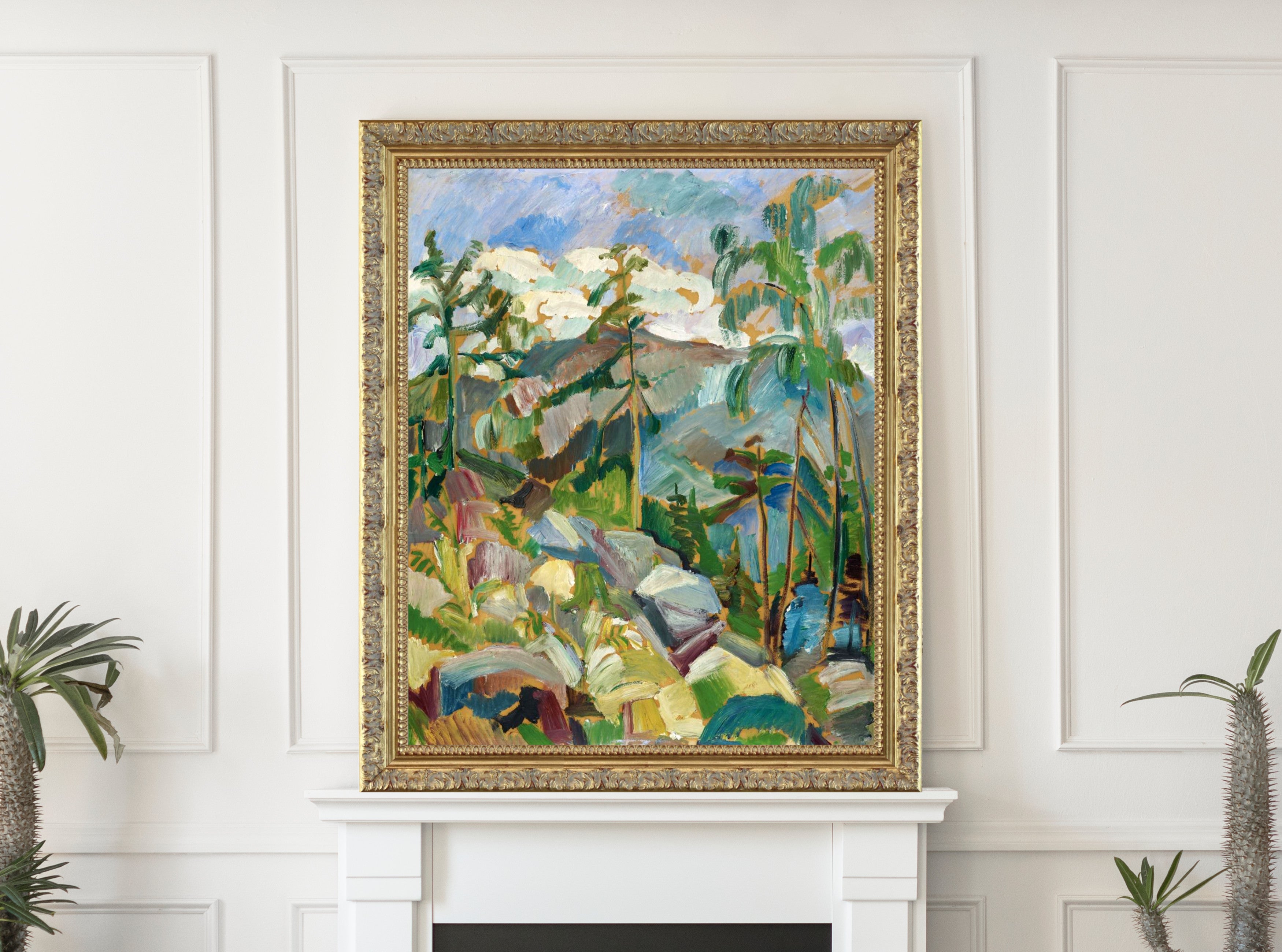 Mountain Landscape, Oskar Moll