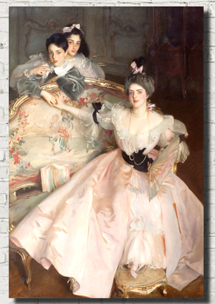 John Singer Sargent Fine Art Print, Mrs Carl Meyer and her Children